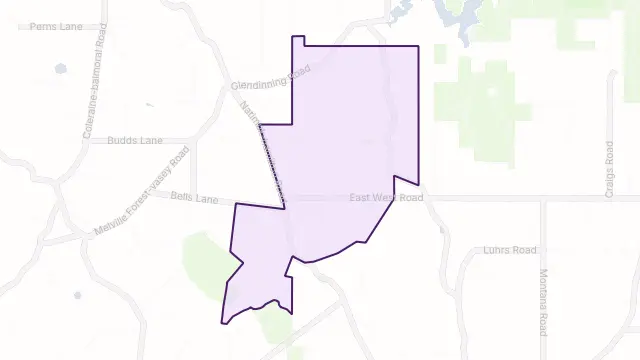 Gatum Area Boundary Map