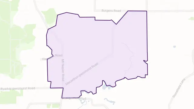 Gazette Area Boundary Map