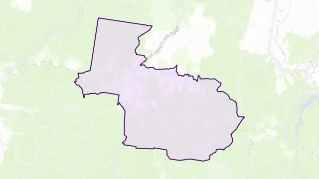 Gellibrand Area Boundary Map