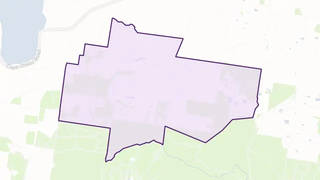 Gherang Area Boundary Map