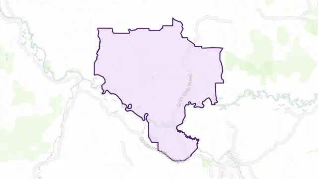 Ghin Ghin Area Boundary Map