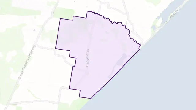 Giffard Area Boundary Map