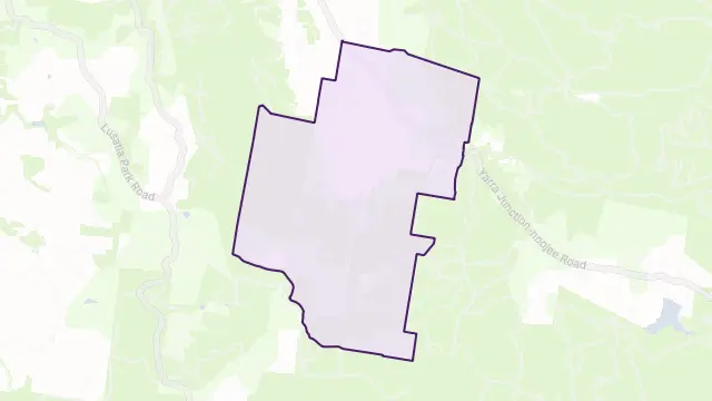 Gladysdale Area Boundary Map