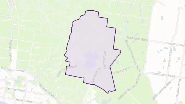 Glen Park Area Boundary Map