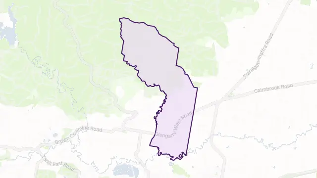 Glengarry West Area Boundary Map