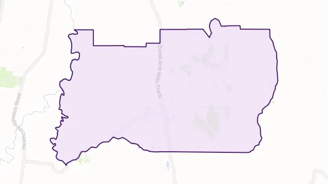 Glenhope Area Boundary Map
