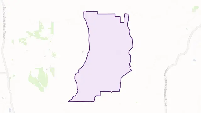 Glenhope East Area Boundary Map