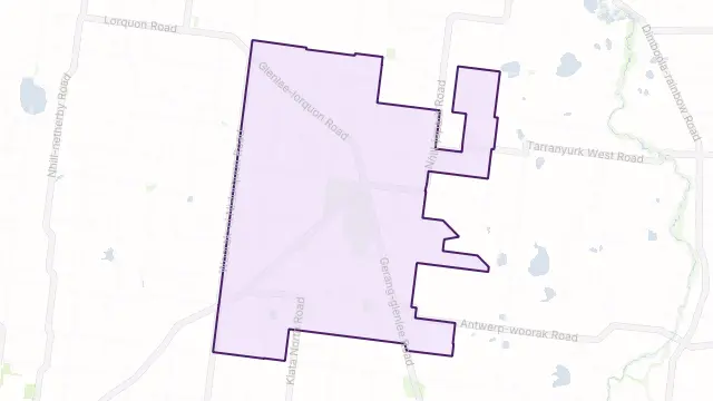 Glenlee Area Boundary Map