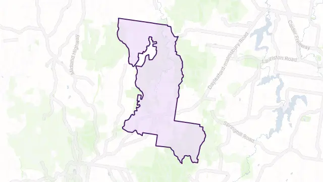 Glenlyon Area Boundary Map