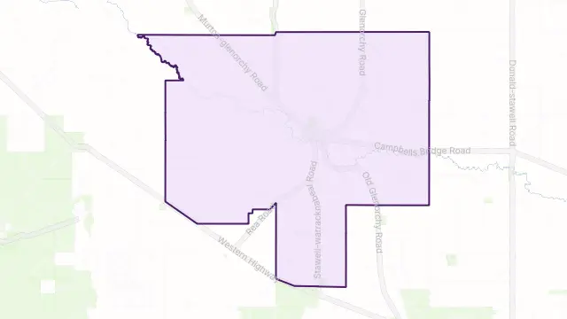 Glenorchy Area Boundary Map