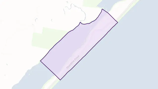 Glomar Beach Area Boundary Map