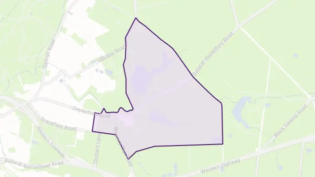 Gong Gong Area Boundary Map