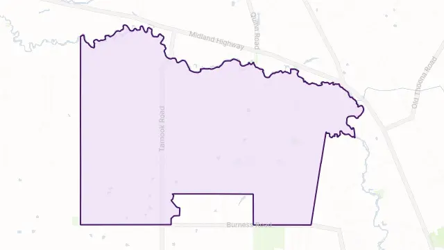 Goomalibee Area Boundary Map