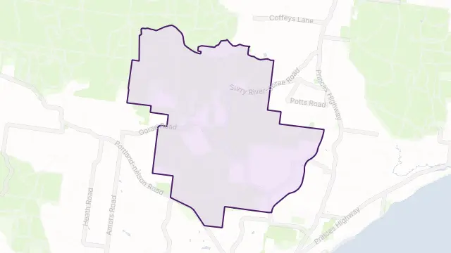 Gorae Area Boundary Map
