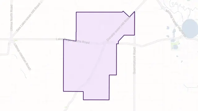 Goschen Area Boundary Map