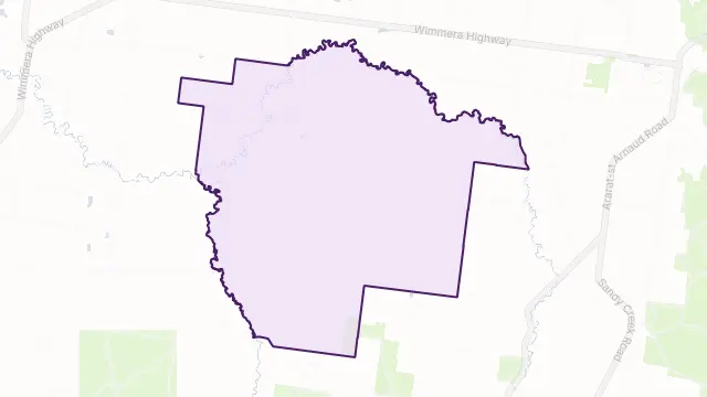 Gre Gre Area Boundary Map