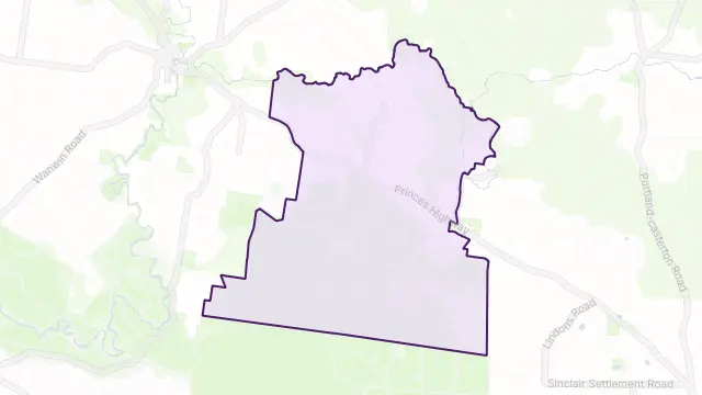 Greenwald Area Boundary Map