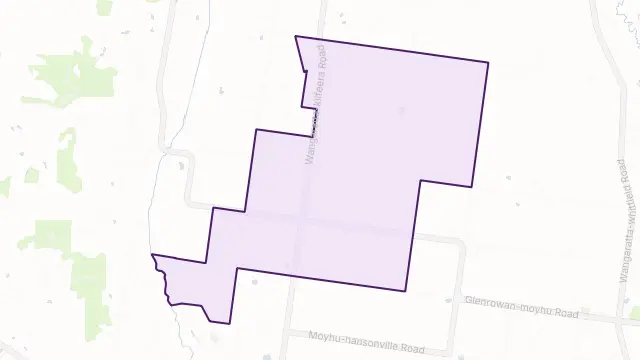 Greta Area Boundary Map
