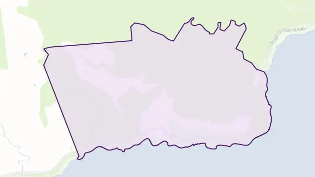 Grey River Area Boundary Map