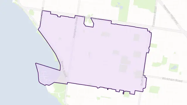 Hampton Area Boundary Map