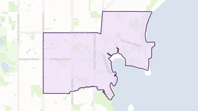Hastings Area Boundary Map