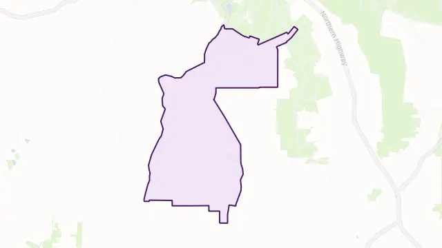Heathcote South Area Boundary Map
