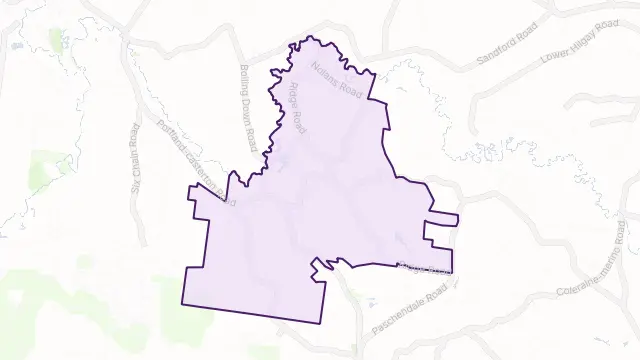 Henty Area Boundary Map