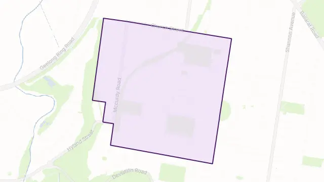 Herne Hill Area Boundary Map