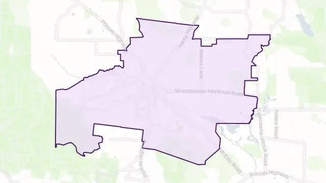 Heywood Area Boundary Map