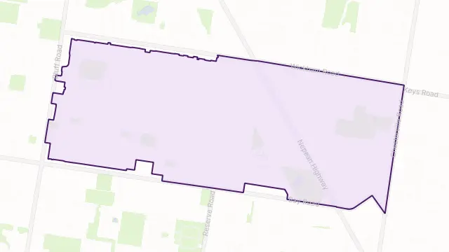 Highett Area Boundary Map