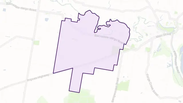 Hillside Area Boundary Map