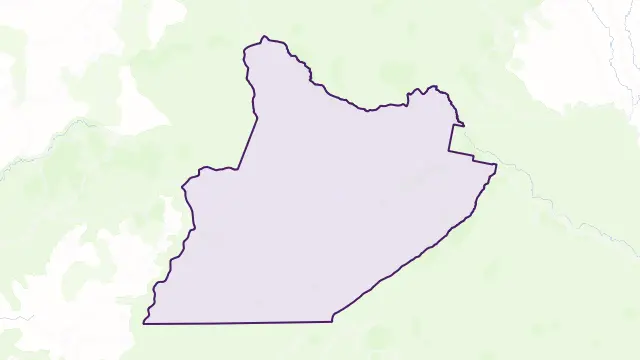 Howitt Plains Area Boundary Map