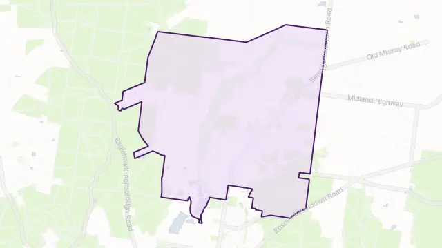 Huntly Area Boundary Map