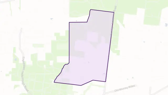 Huntly North Area Boundary Map