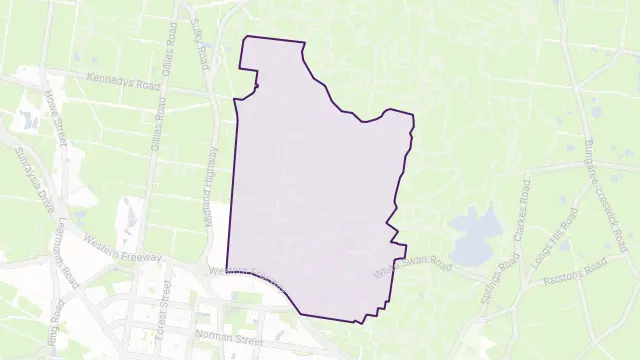 Invermay Area Boundary Map