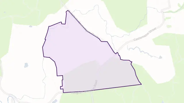 Irishtown Area Boundary Map