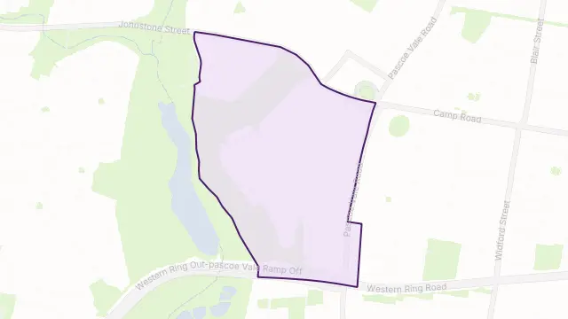 Jacana Area Boundary Map
