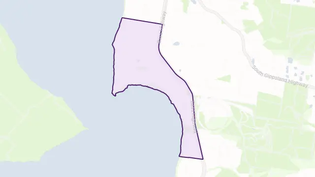 Jam Jerrup Area Boundary Map