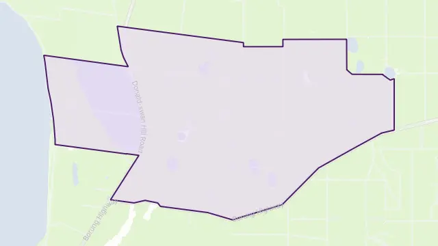 Jeffcott North Area Boundary Map