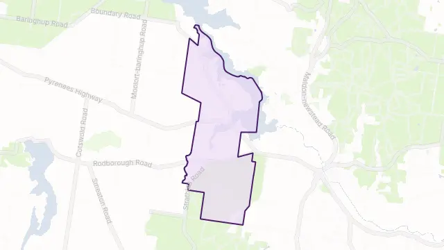 Joyces Creek Area Boundary Map