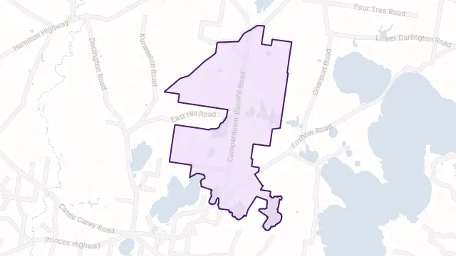 Kariah Area Boundary Map