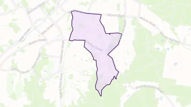 Kennington Area Boundary Map