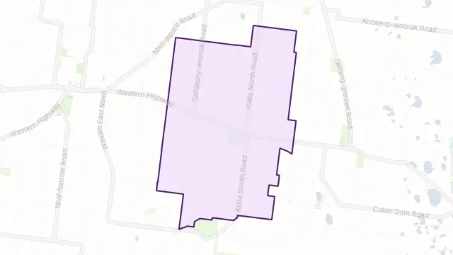 Kiata Area Boundary Map