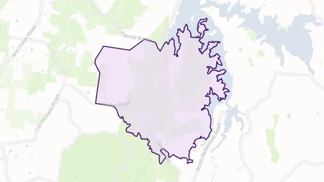 Kimbolton Area Boundary Map