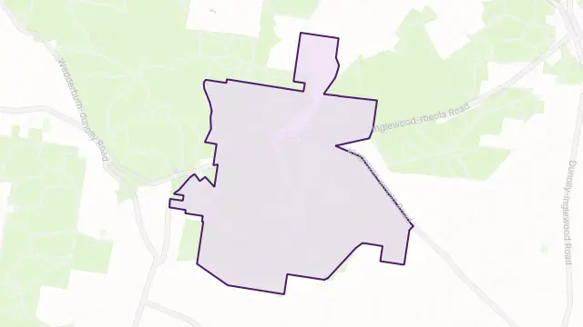 Kingower Area Boundary Map