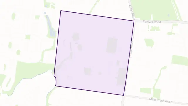 Kings Park Area Boundary Map