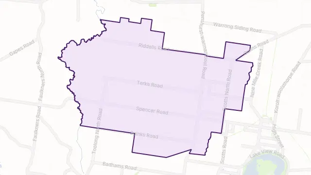Kirkstall Area Boundary Map