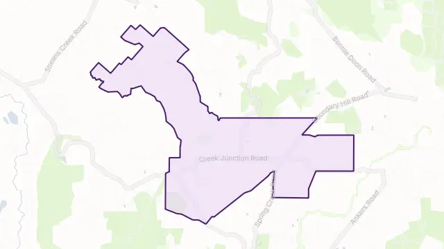 Kithbrook Area Boundary Map