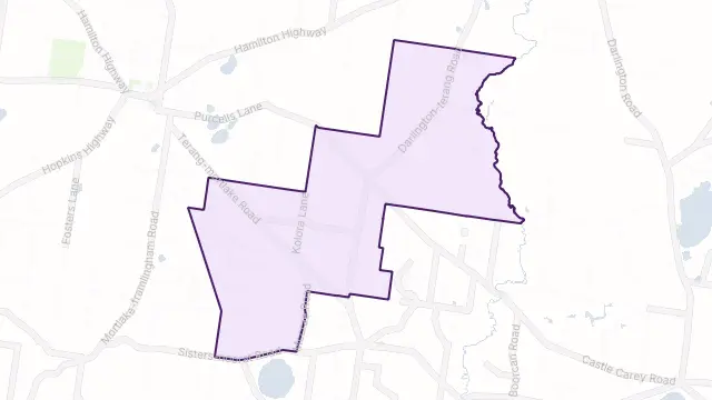 Kolora Area Boundary Map