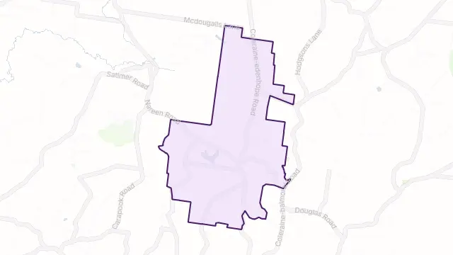 Konongwootong Area Boundary Map